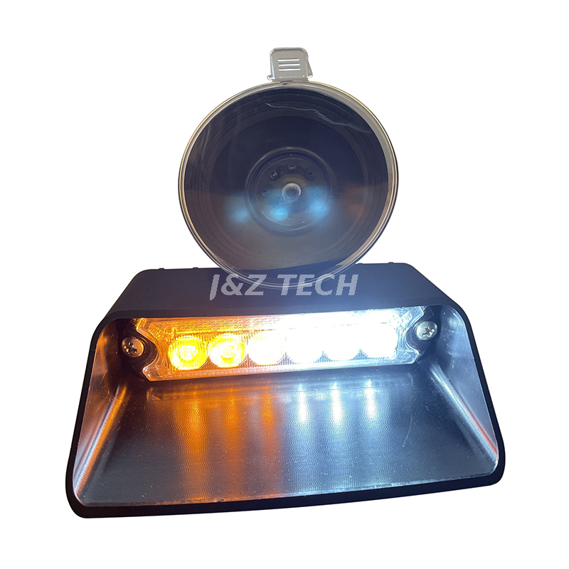 Mini luz de tablero LED para parabrisas estroboscópico de 6 LED