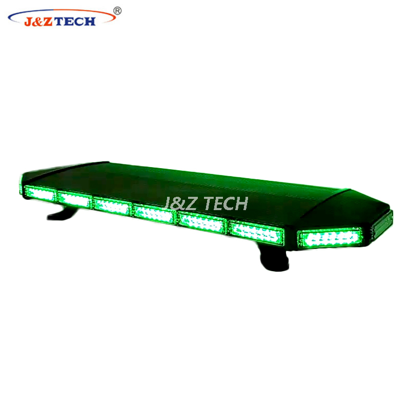 Barras de luces LED multifuncionales de aluminio verde de tamaño completo