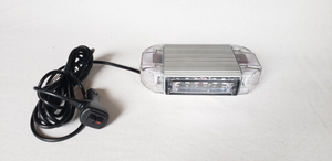 Mini barra de luces LED estroboscópica de advertencia de aluminio con Control de enchufe de cigarrillo de 8 pulgadas