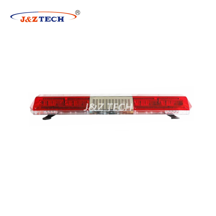 Barras de luces LED de tamaño completo Red Ambulance con altavoz