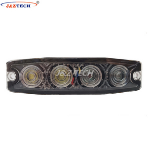 4 luces LED estroboscópicas LED intermitentes delgadas y duraderas