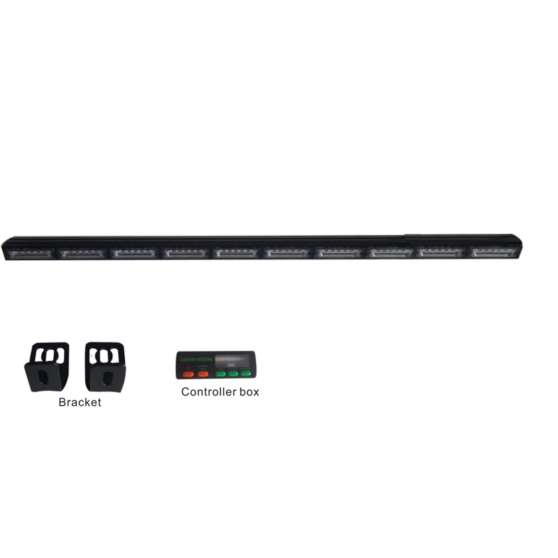 Barra direccional LED con base de aluminio intermitente lineal