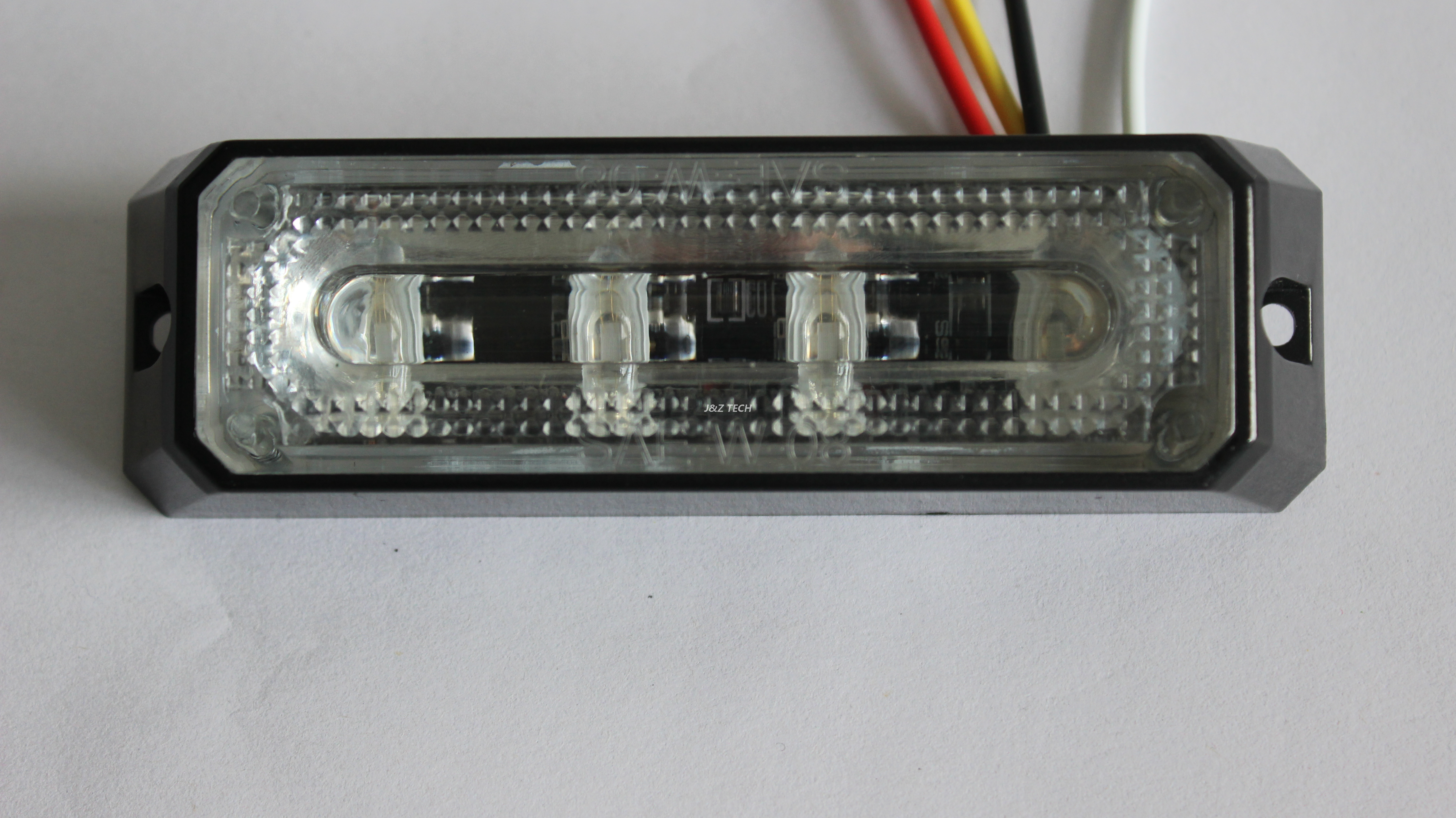 Luces estroboscópicas LED de emergencia de alta calidad con lente lineal de 4 PC